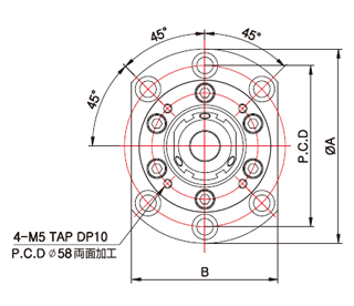 Drawing of DF combination